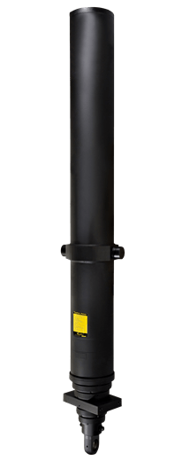 Double-acting telescopic Custom Hoists cylinder from manufacturer catalog
