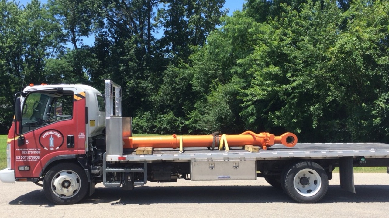 Large telescopic hydraulic cylinder project